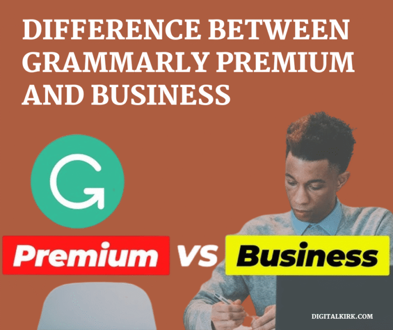 Discover the main differences between Grammarly Premium and Grammarly Business. Learn which plan suits your writing needs best with this complete comparison.